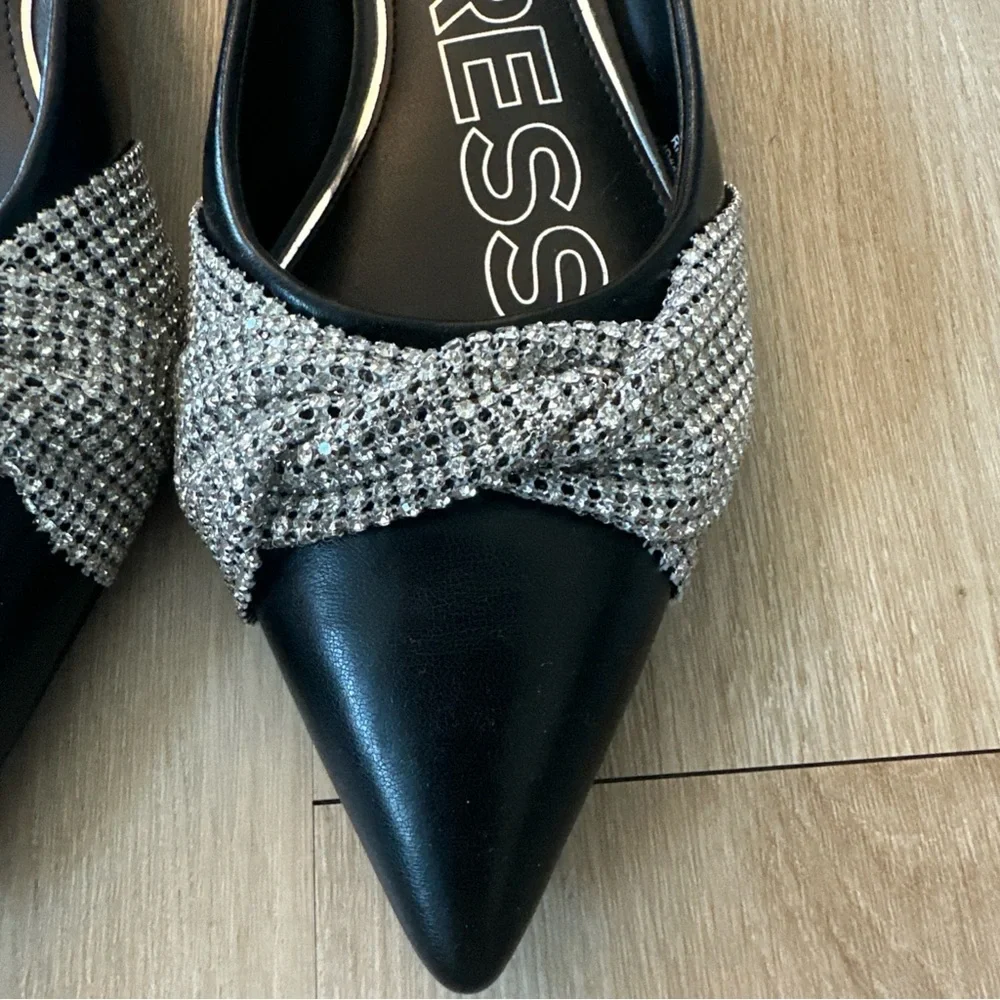 Express Black and Silver Women's Shoes - Picture 5 of 7